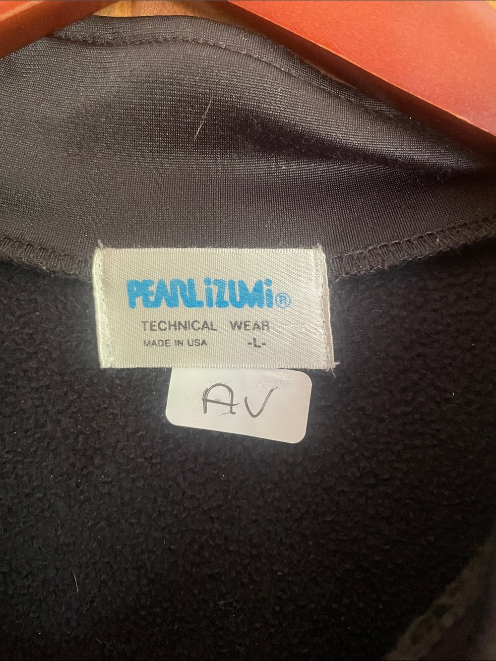 🚲 Pearl Izumi Black Jacket with Blue Logo - Picture 2 of 4